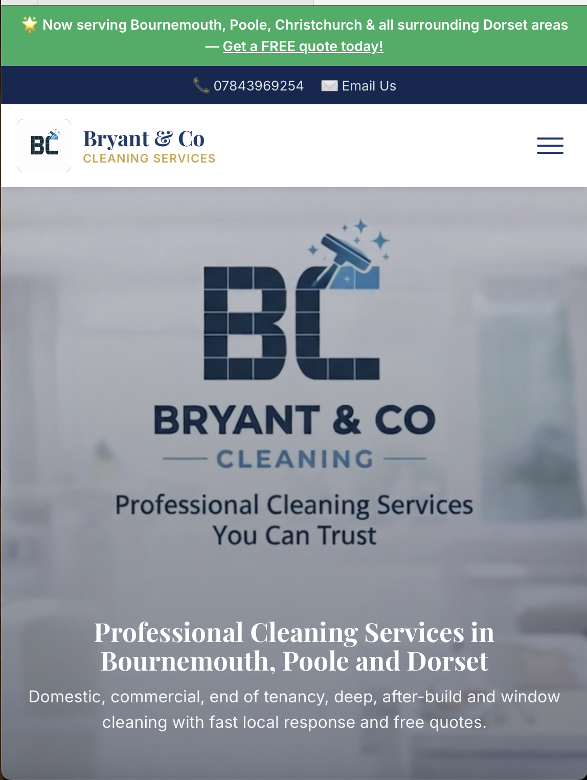 Website build sample 3